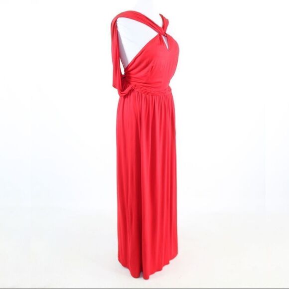 Hilfiger Collection Red maxi dress M - Picture 3 of 8